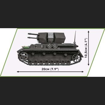 Flakpanzer IV Wirbelwind WWII 1:29
